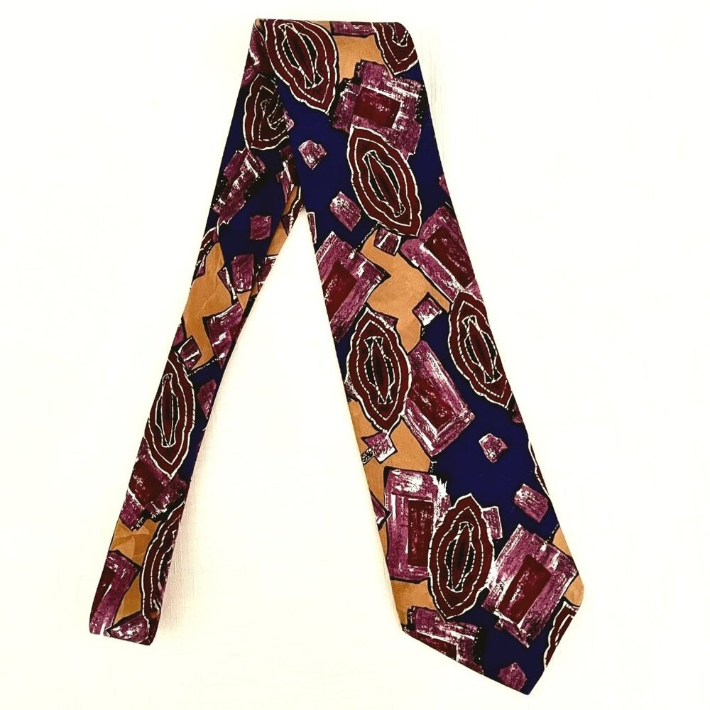 Pierre Balmain Mens Necktie Paris Design of Italian Silk 57 in x 4 in Tie